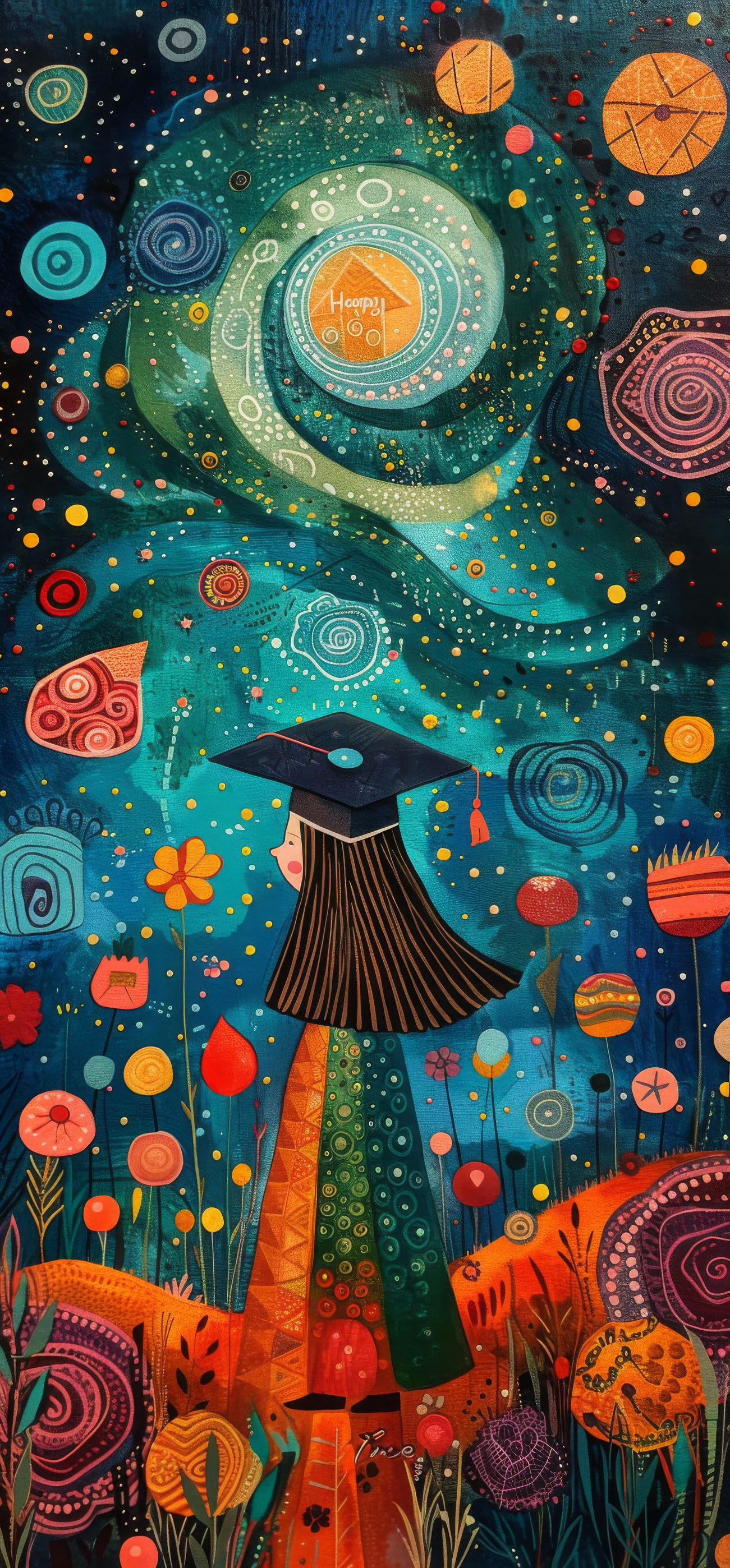 Preview for Graduation-day-dreams-art-graduation-phone-background-56b41