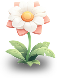 Preview for Cartoon-flower-illustration-flora-sticker-34930