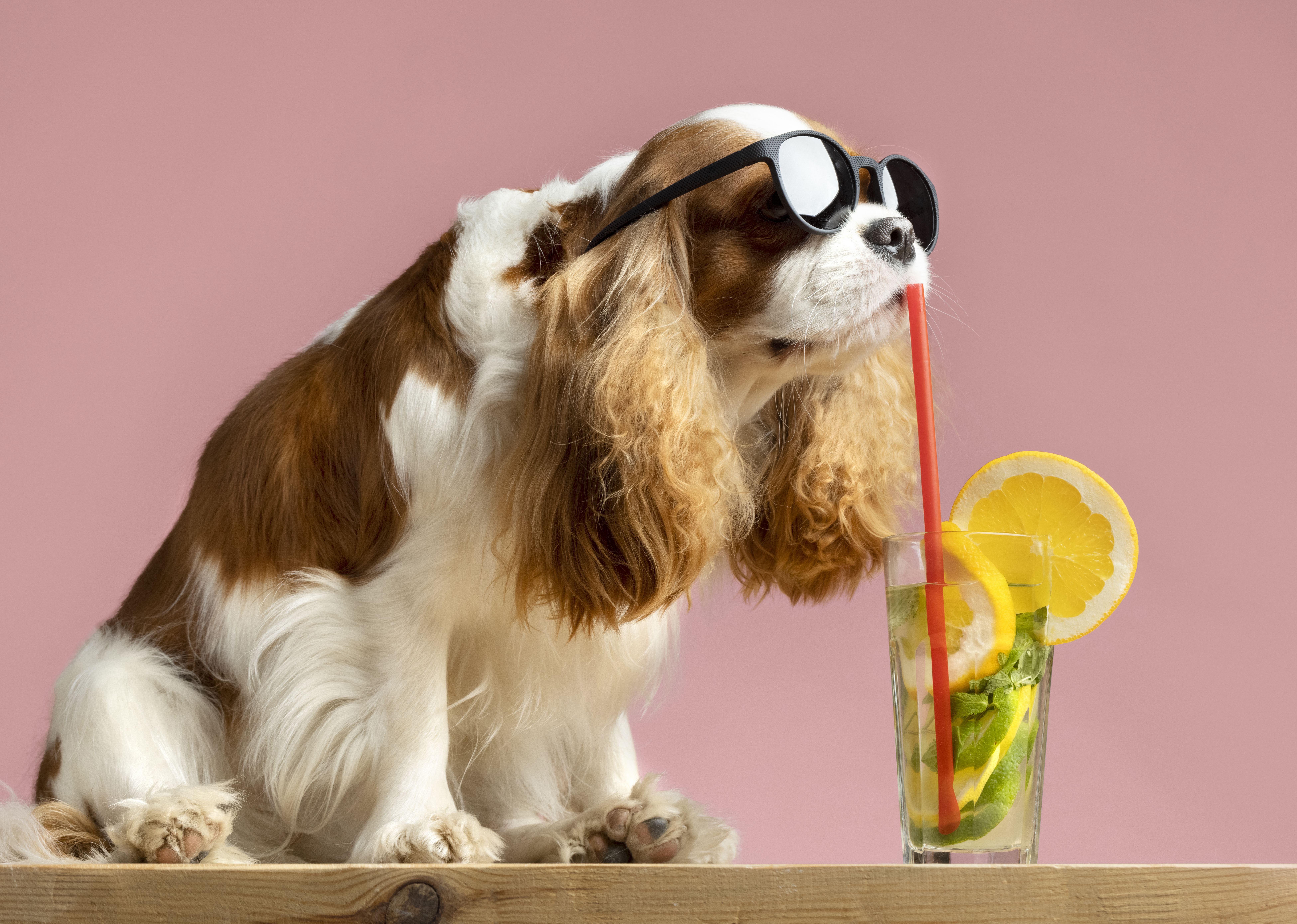 Preview for Spaniel-sipping-cocktail-dog-meme-background-6c950