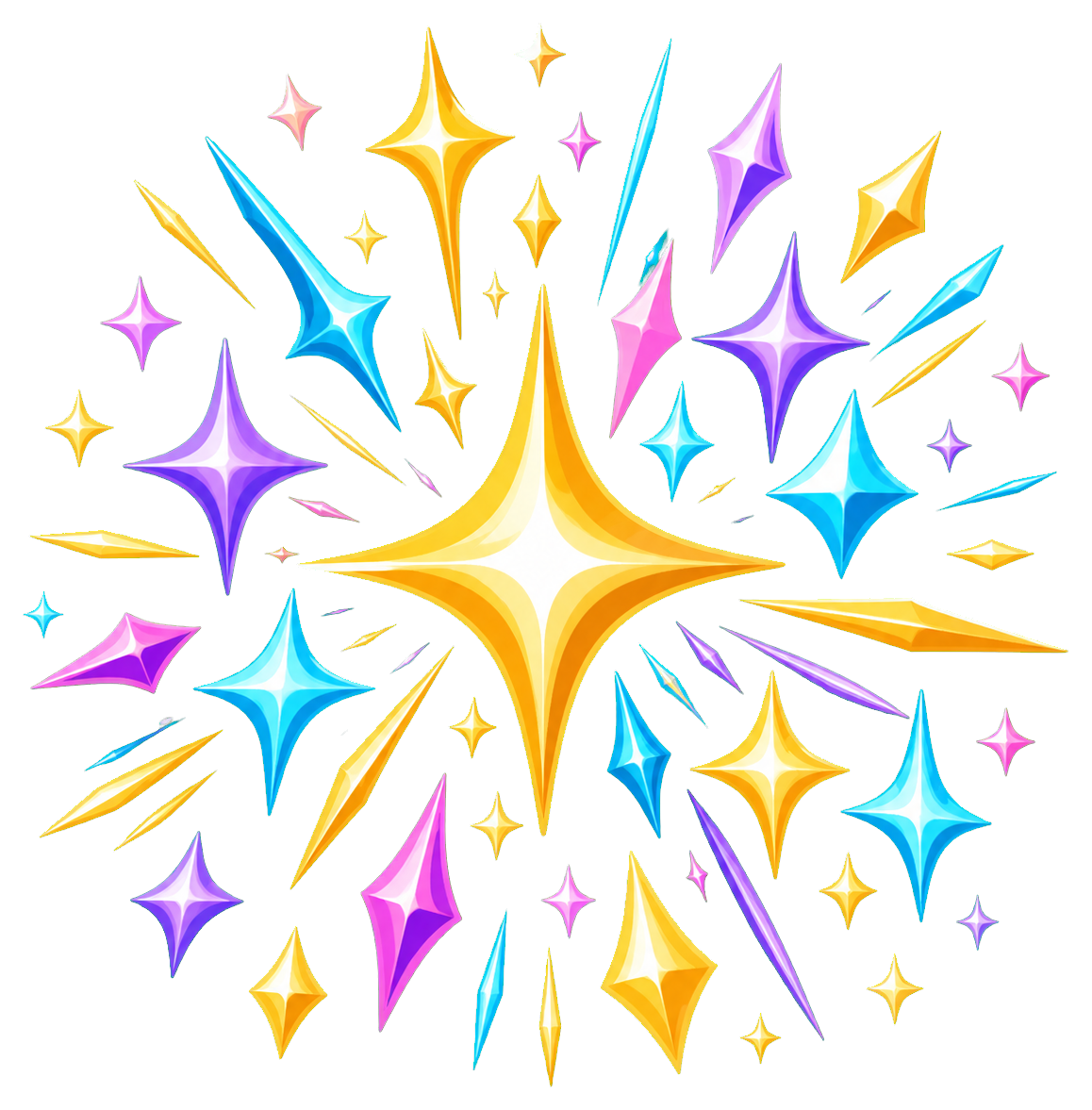 Preview for Sparkle Burst Explosion Sticker
