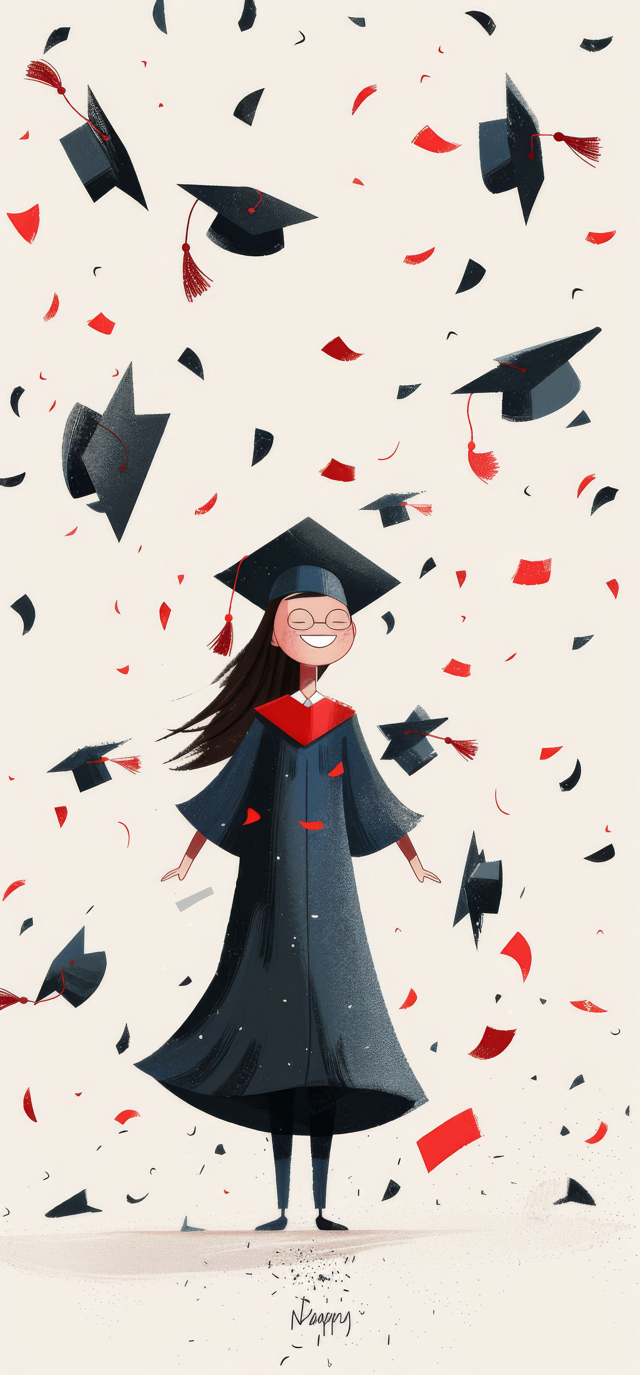 Preview for Graduation-day-celebration-graduation-phone-background-65e15