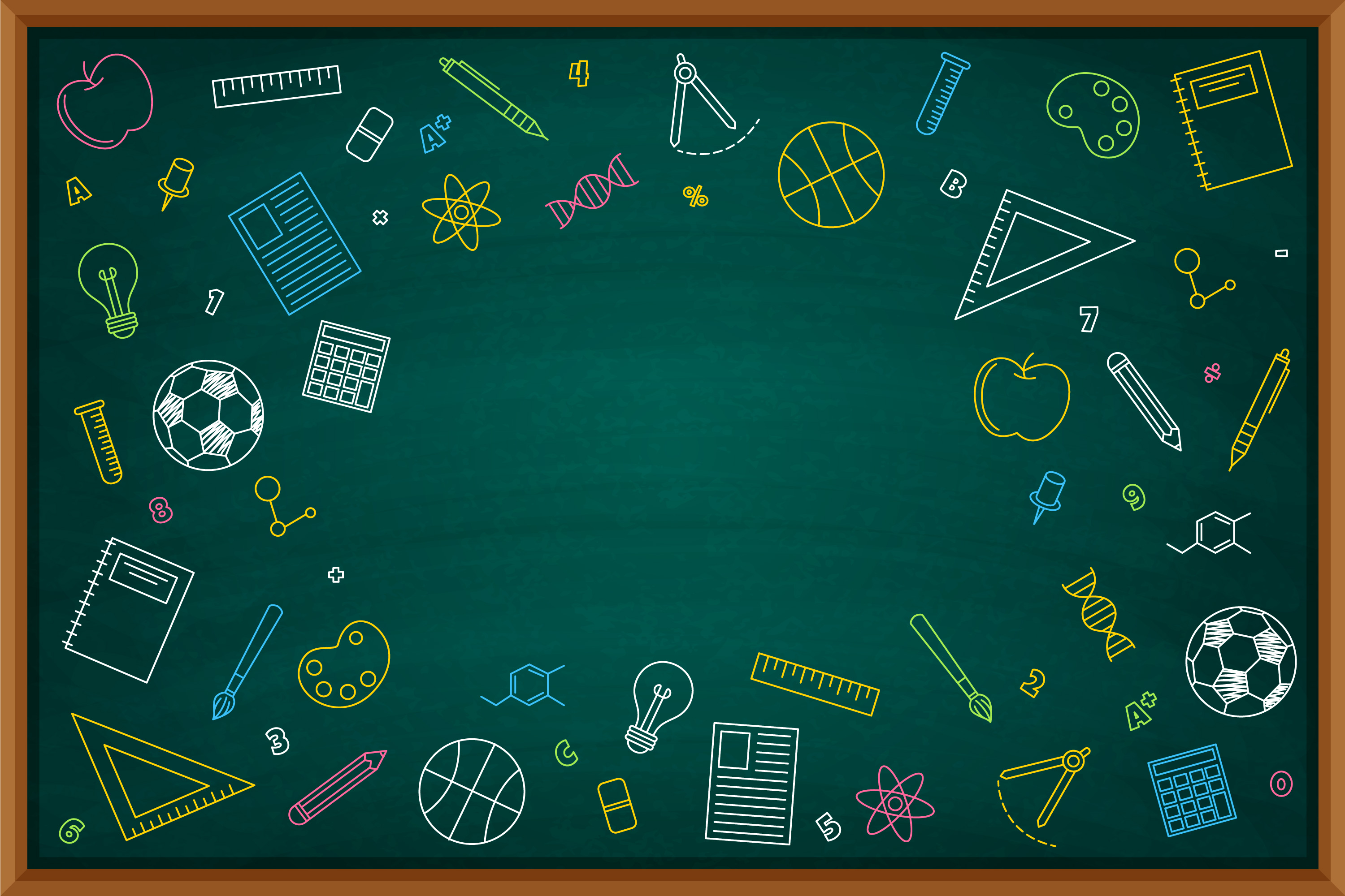 Preview for Education-icons-chalkboard-back-to-background-c67e8