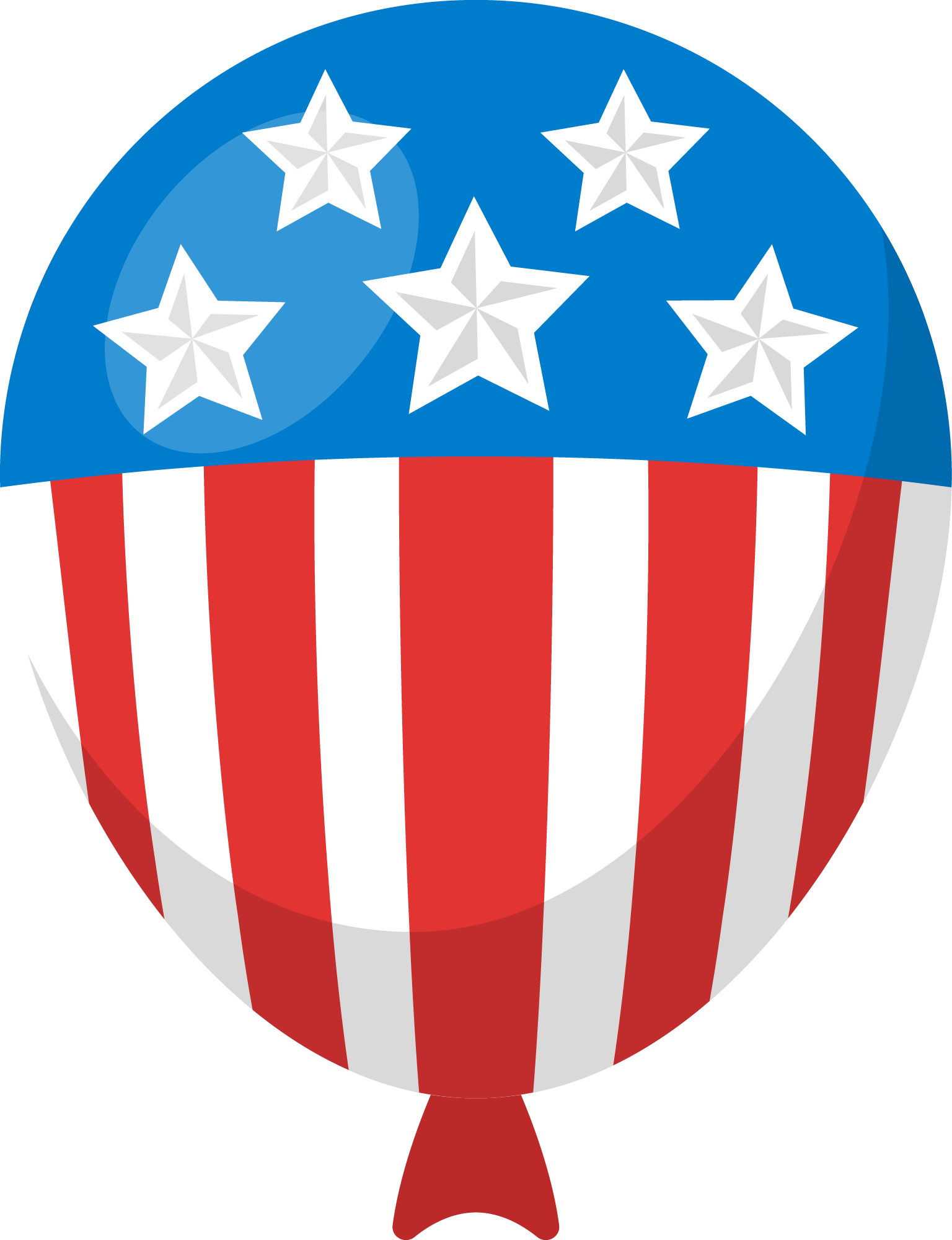 Preview for Patriotic-hot-air-balloon-fourth-of-sticker-88dc3