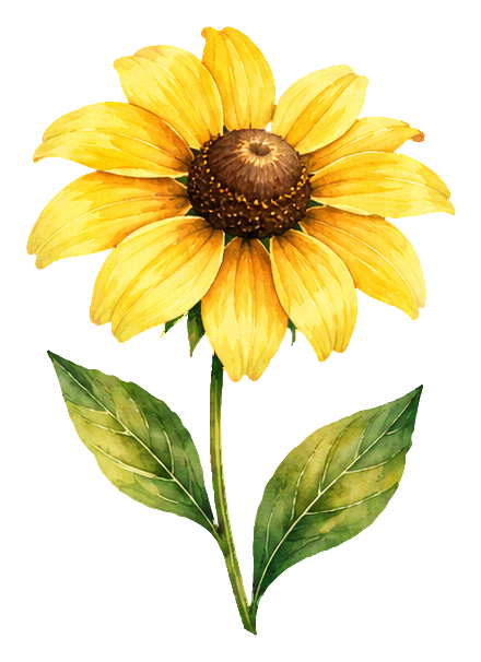 Preview for Watercolor Wildflowers Black Eyed Susan