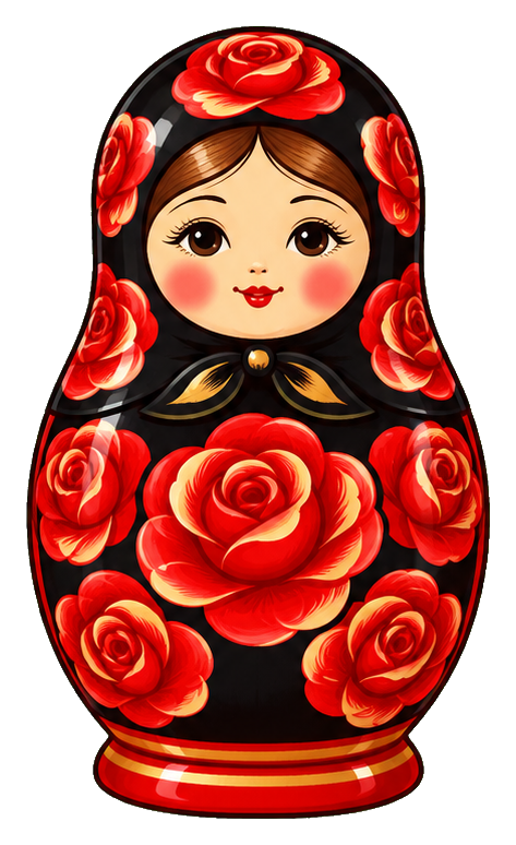 Preview for Rose Shawl Matryoshka