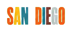 Preview for San Diego Retro Text Sticker