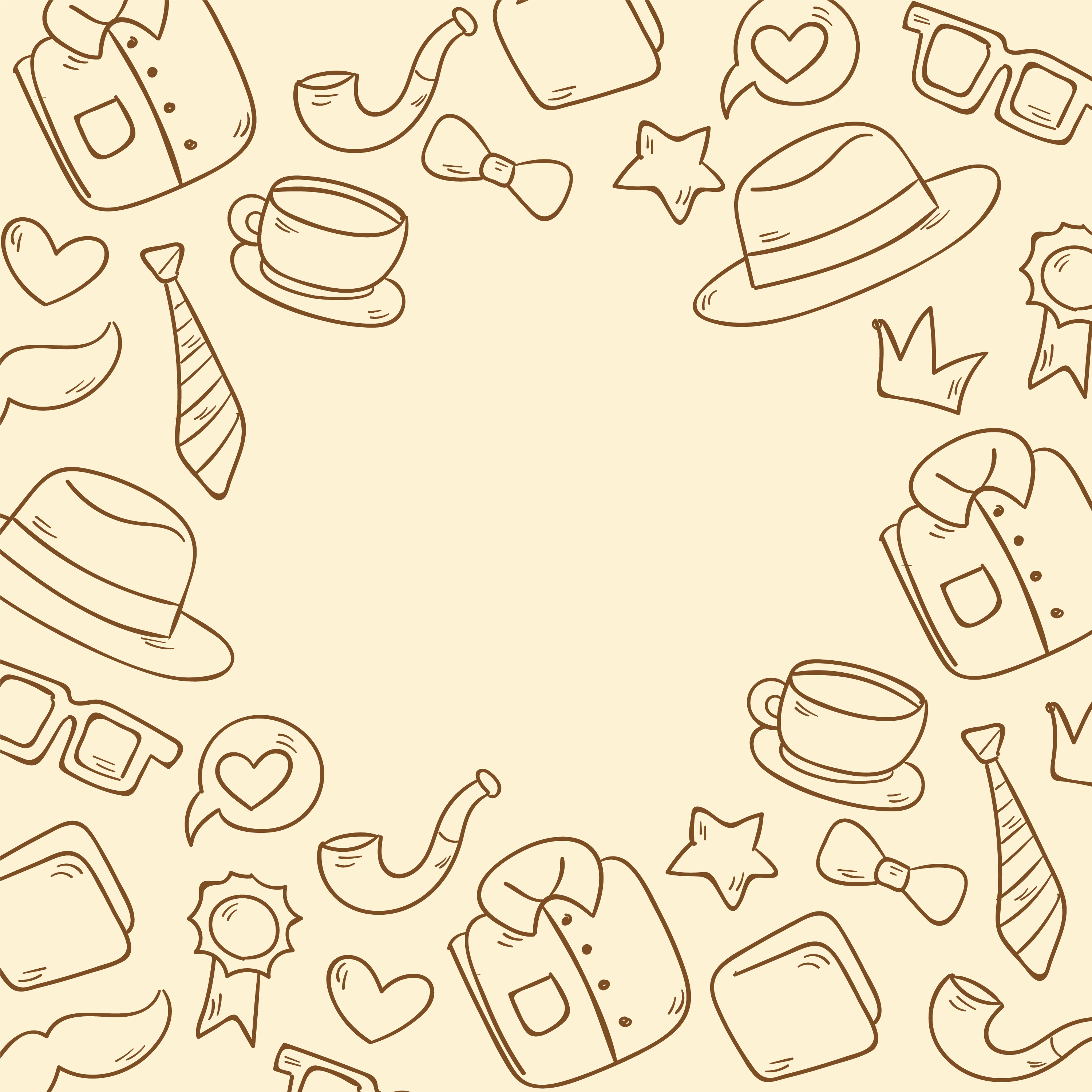 Preview for Gentleman-style-icons-template-fathers-day-background-c38fd