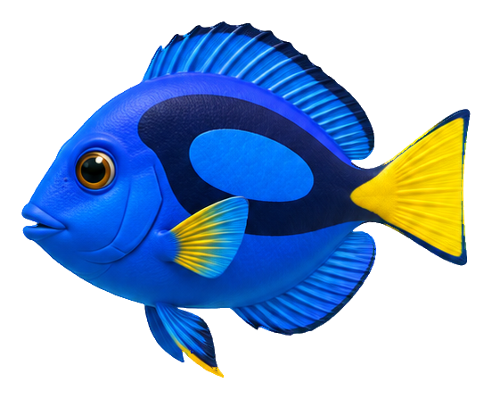 Preview for 3d Ocean Friends Blue Tang