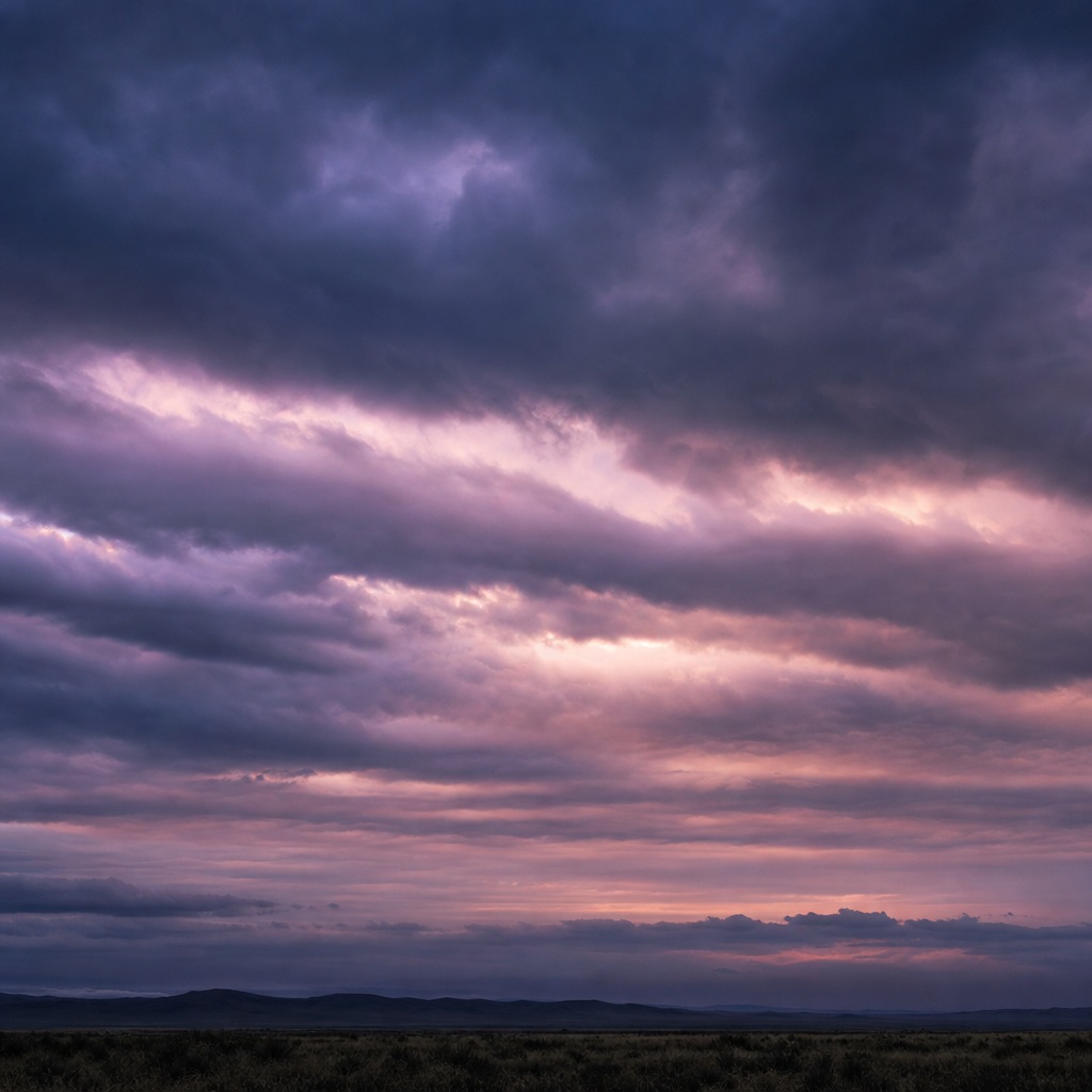 Preview for Violet Dusk Storm Cloud Background