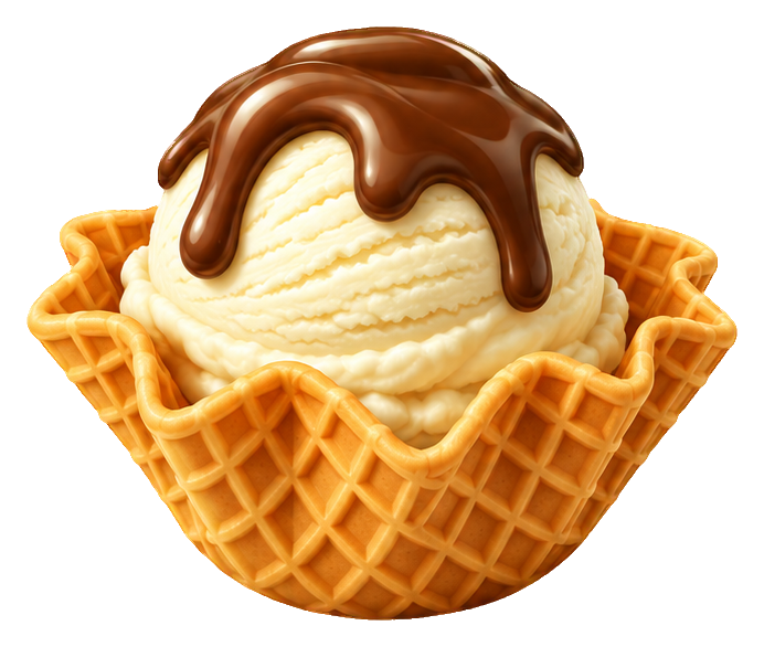 Preview for 3d Dessert Delights Golden Waffle Sundae