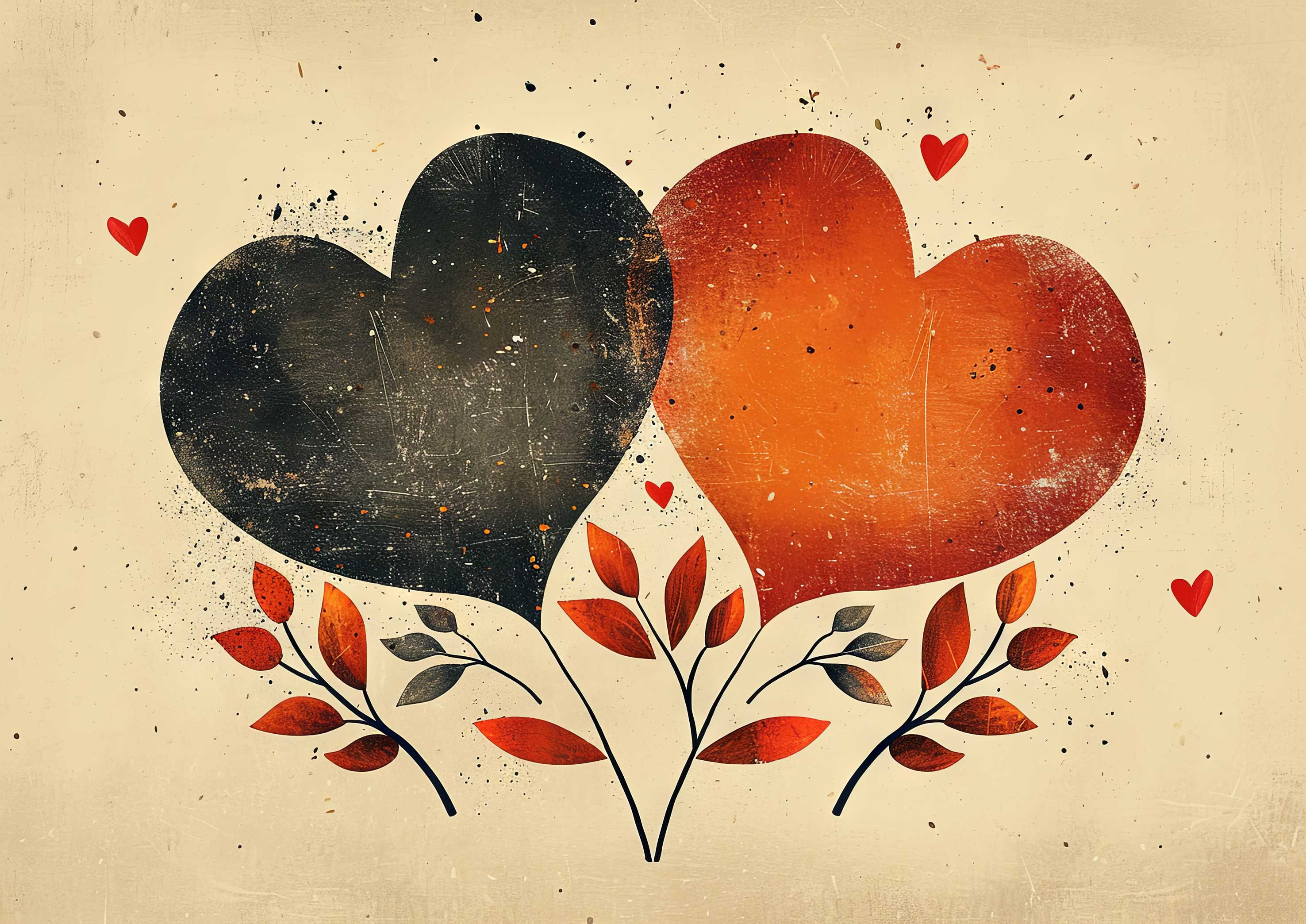 Preview for Vintage-heart-illustration-love-background-d6264