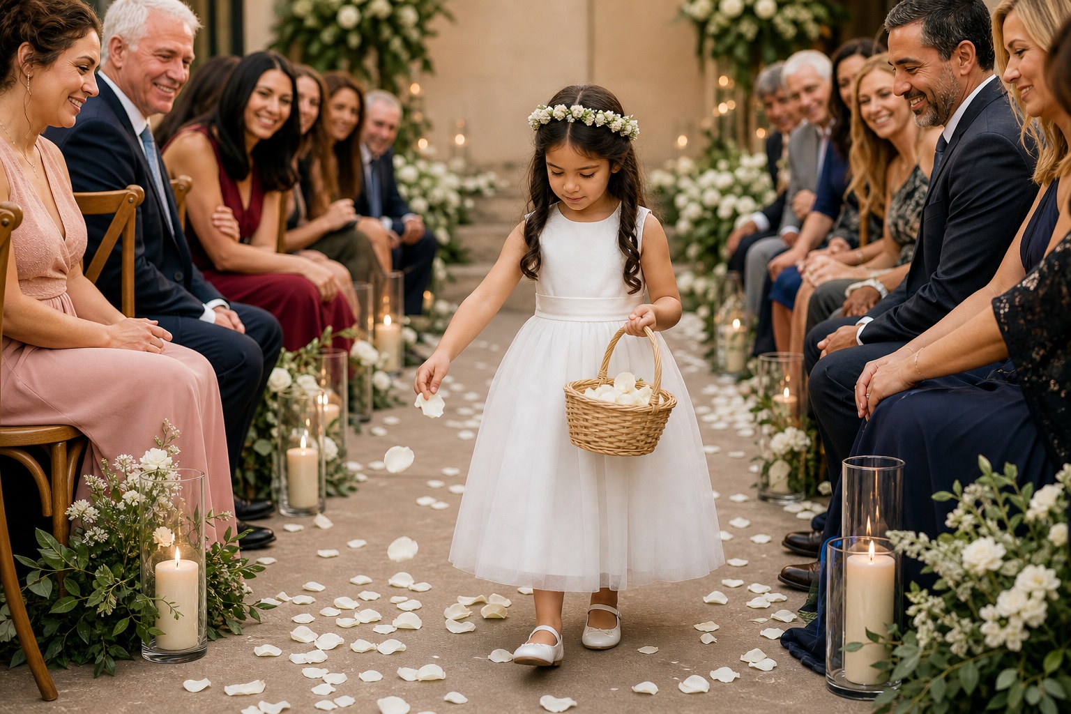 Preview for Wedding Guest Aisle Background Stock Image