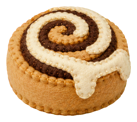 Preview for Felt Bakery Treats Cinnamon Roll