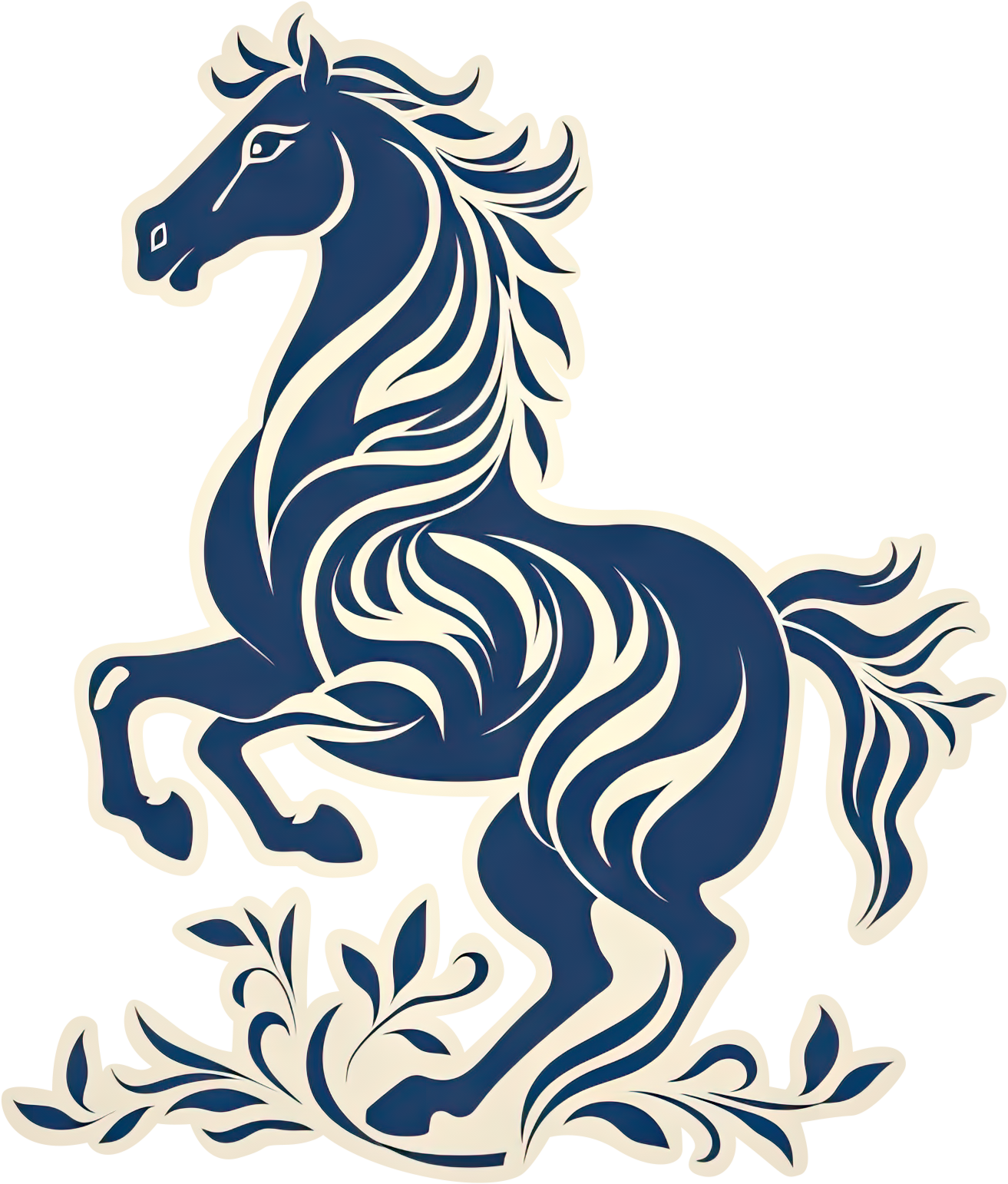 Preview for Elegant-horse-illustration-logo-animal-sticker-052b1