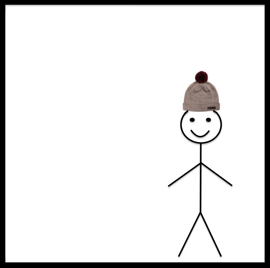 Preview for Smiling-stick-figure-winter-hat-cartoon-meme-background-24e3c