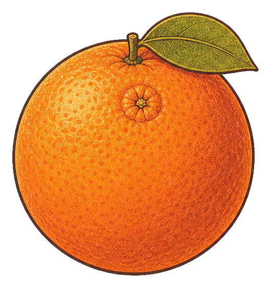 Preview for Navel Orange Sticker