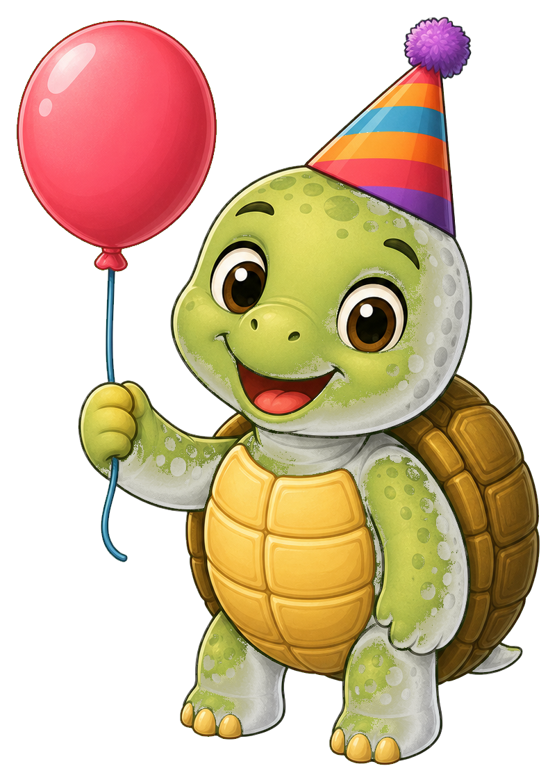 Preview for Birthday Turtle Sticker