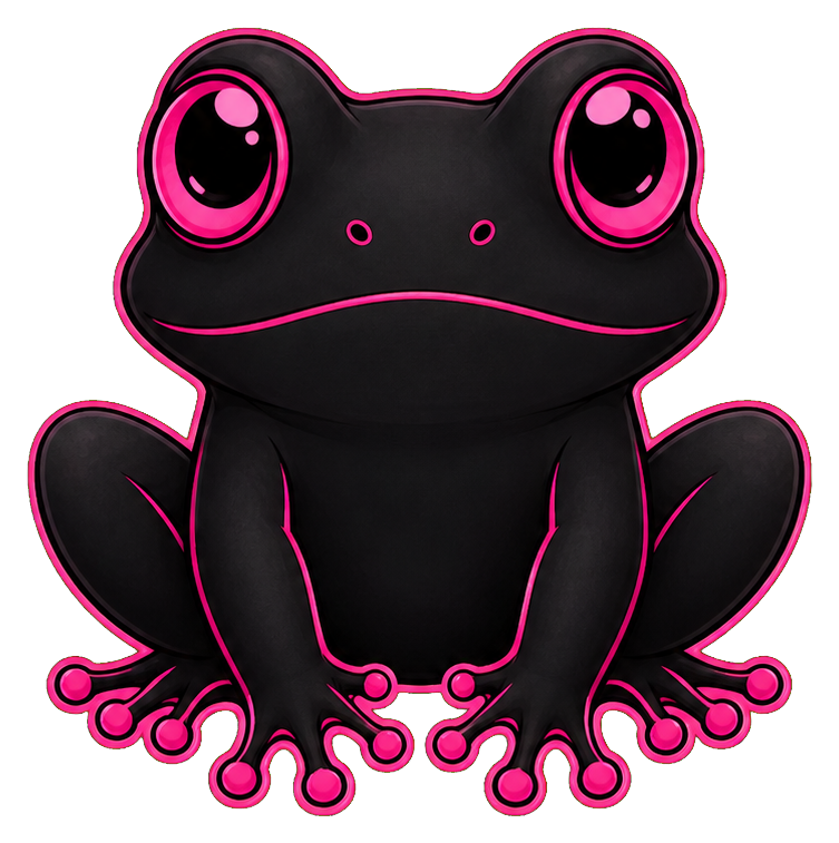 Preview for Pink Eyed Frog Sticker