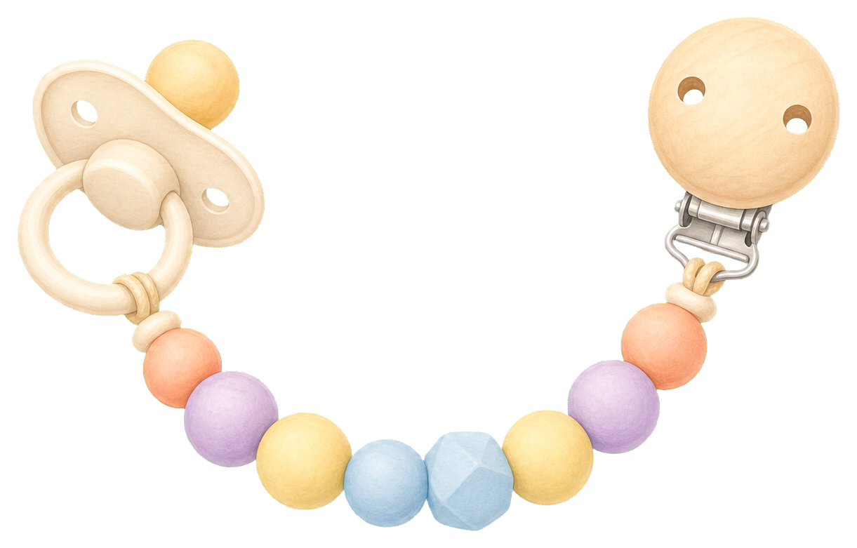 Preview for Pastel Pacifier Clip Sticker