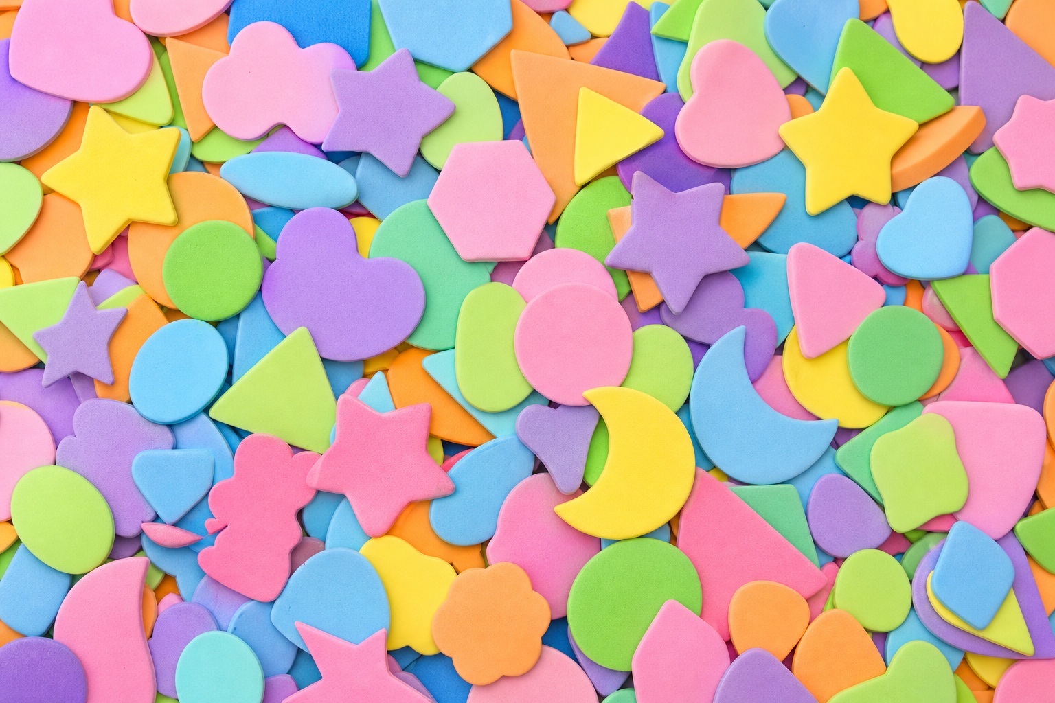 Preview for Foam Shape Pile Texture Stock Background