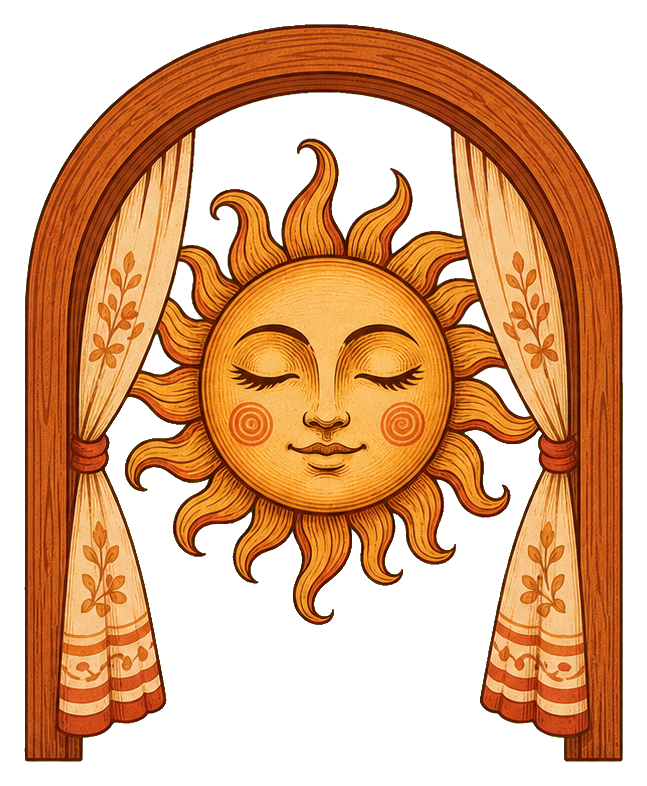 Preview for Cottage Window Sun Sticker