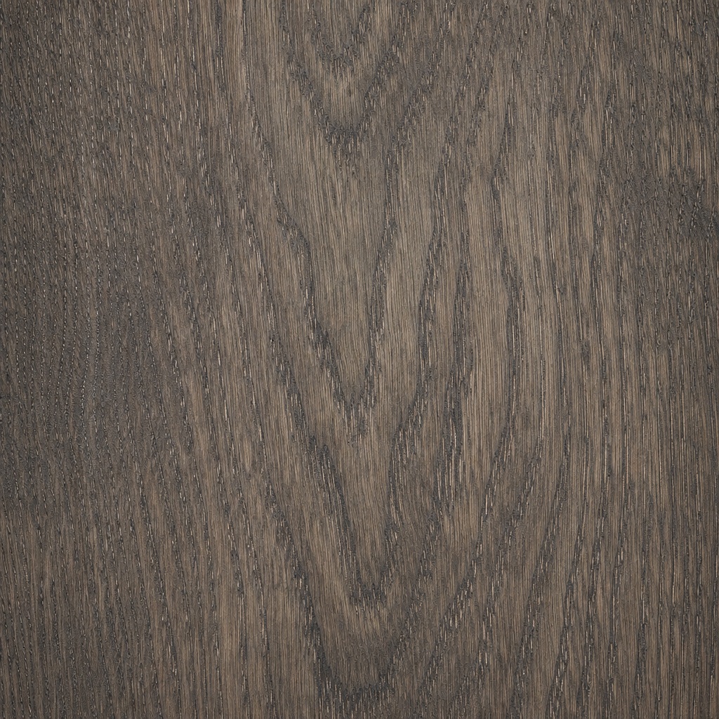 Smoked gray oak wood grain texture with natural plank lines and ray fleck detail