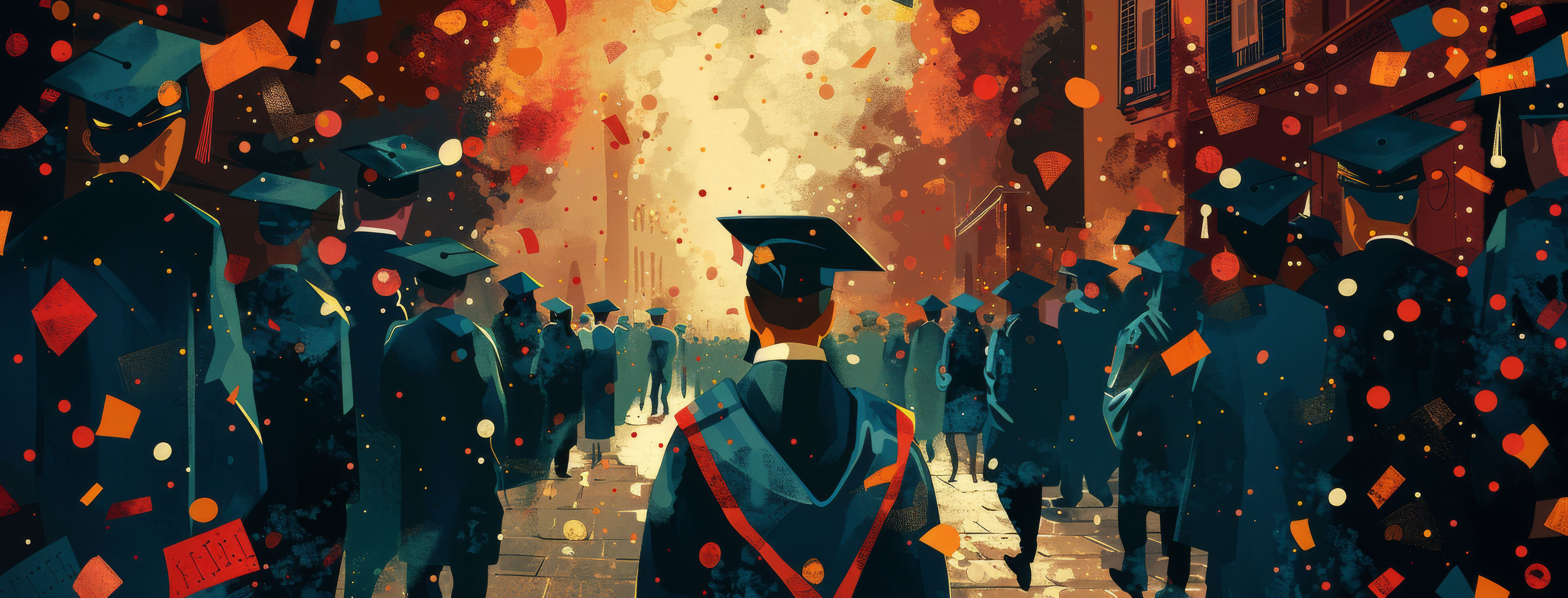 Preview for Graduation-ceremony-illustration-graduation-cover-background-92ce4