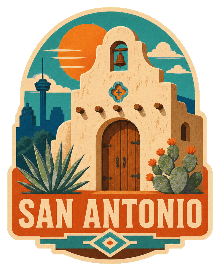 Preview for San Antonio Mission Arch Sticker