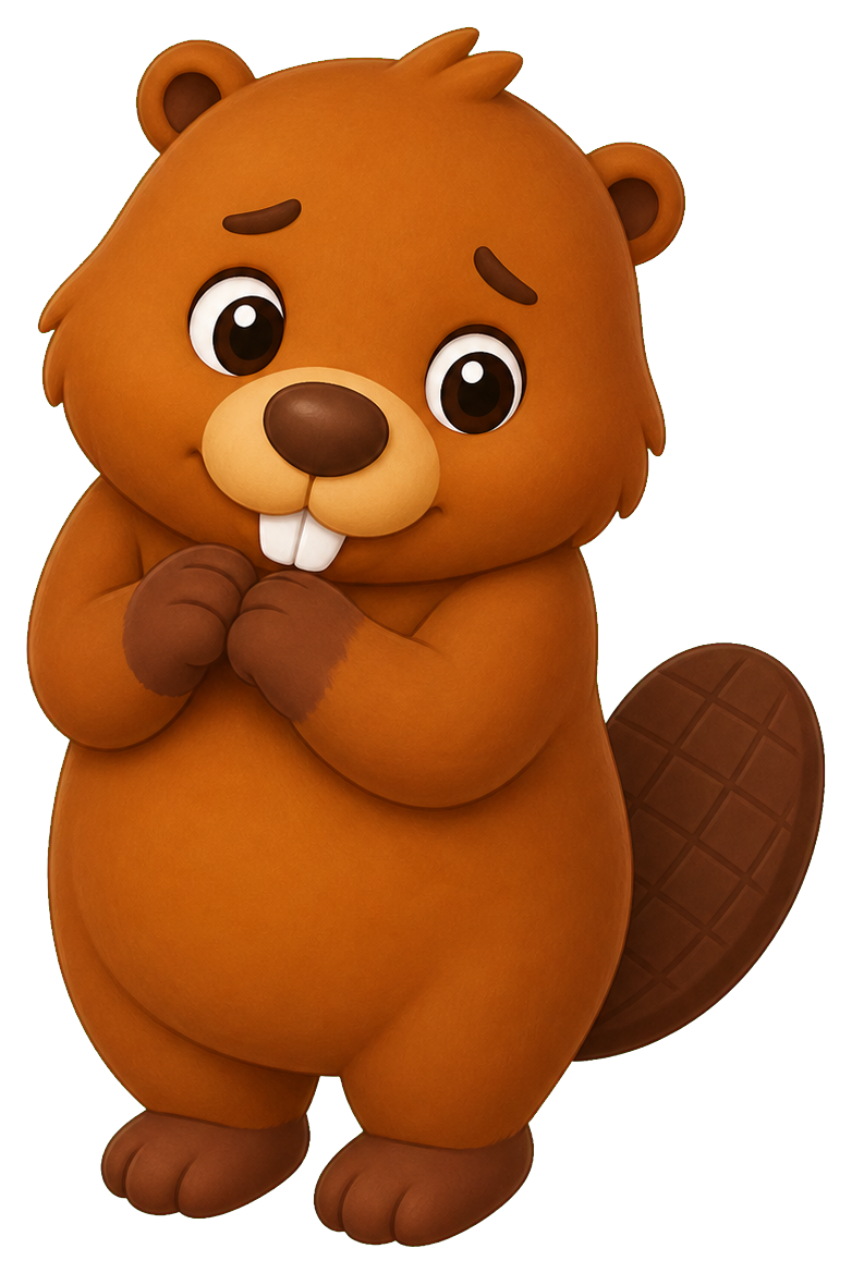 Preview for Shy Beaver Sticker