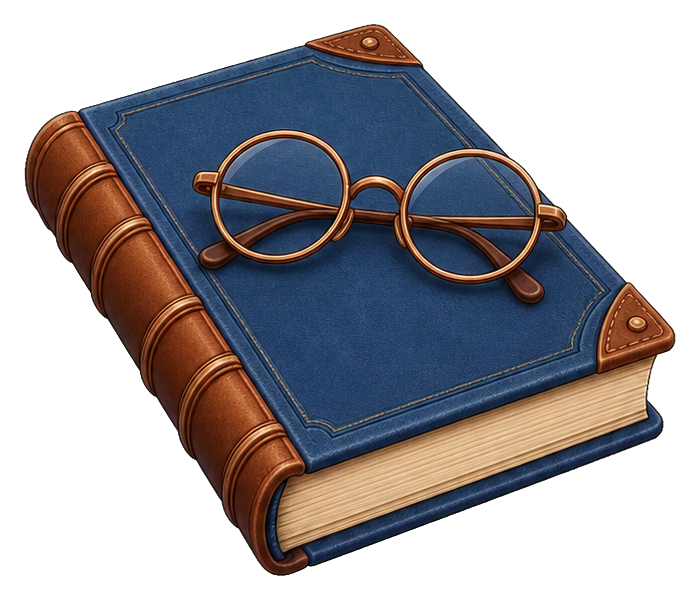 Preview for Book And Glasses Sticker