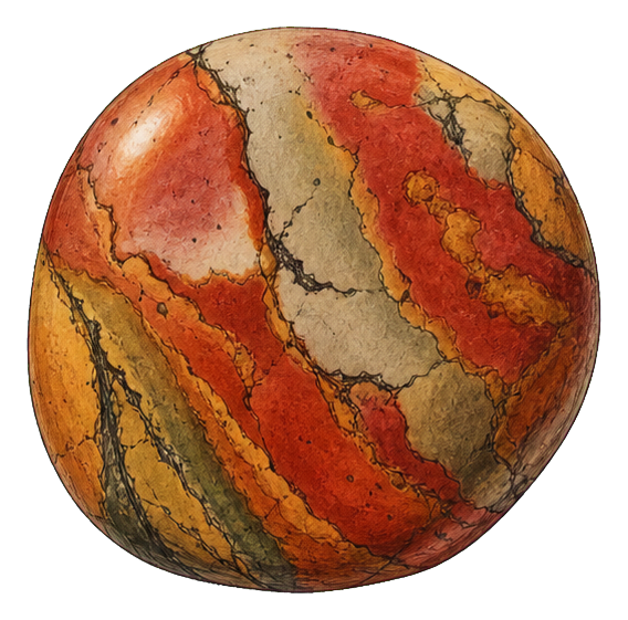 Preview for Jasper Tumbled Stone Sticker