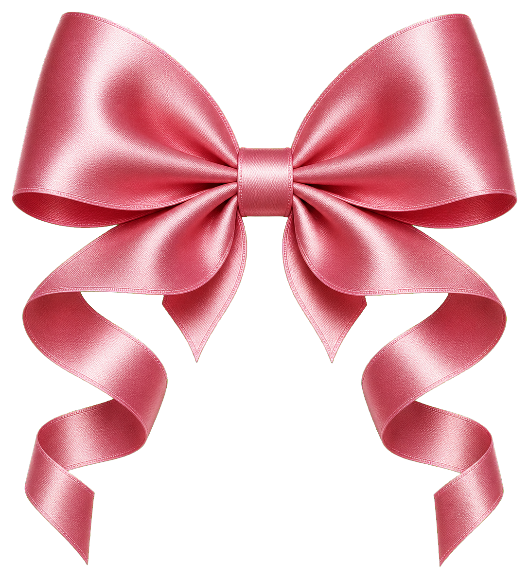 Preview for Bow With Curled Tails Sticker
