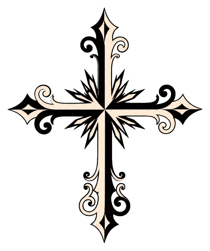 Preview for Split Tone Cross Sticker