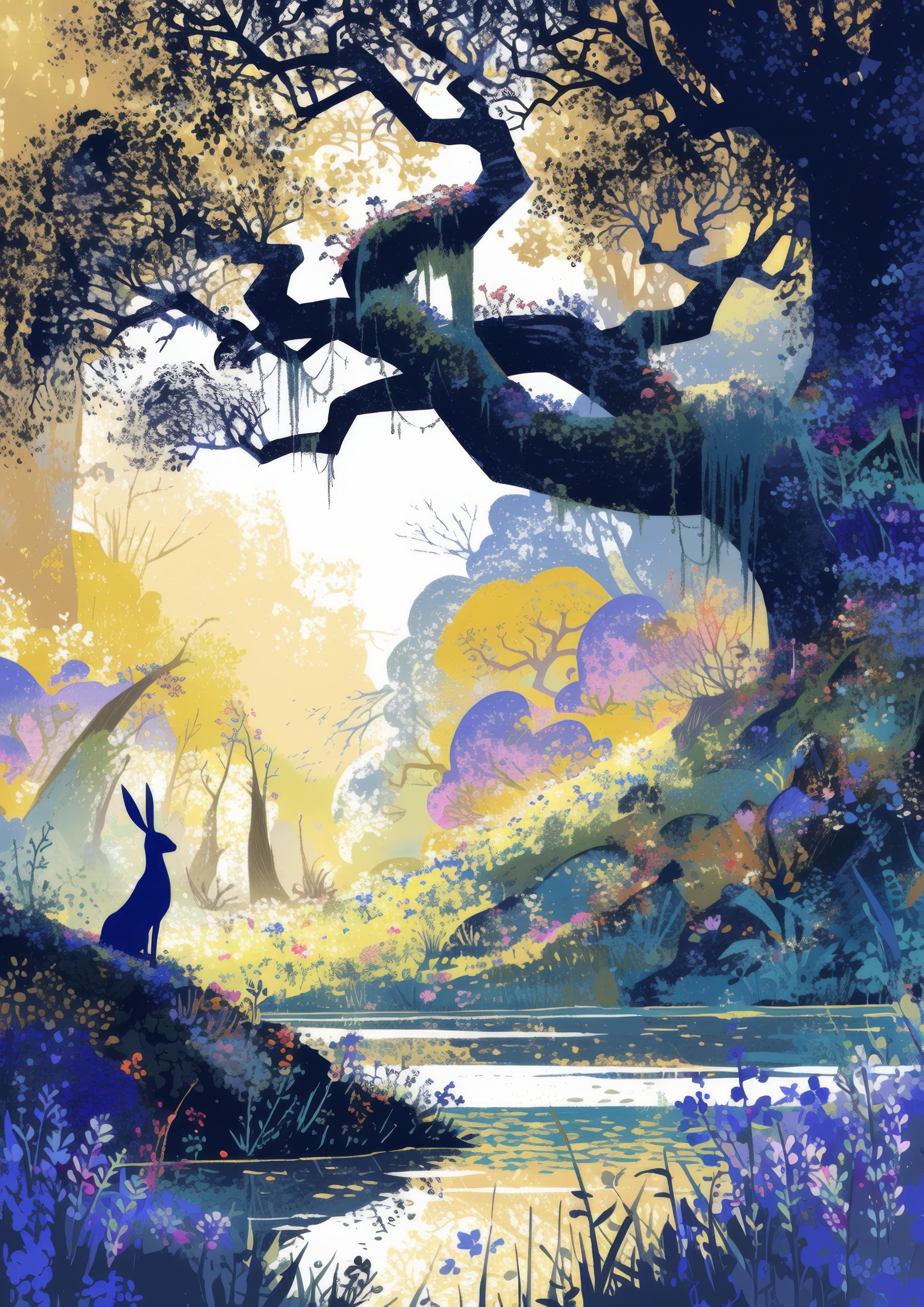 Preview for Fantasy-landscape-art-easter-background-4de60