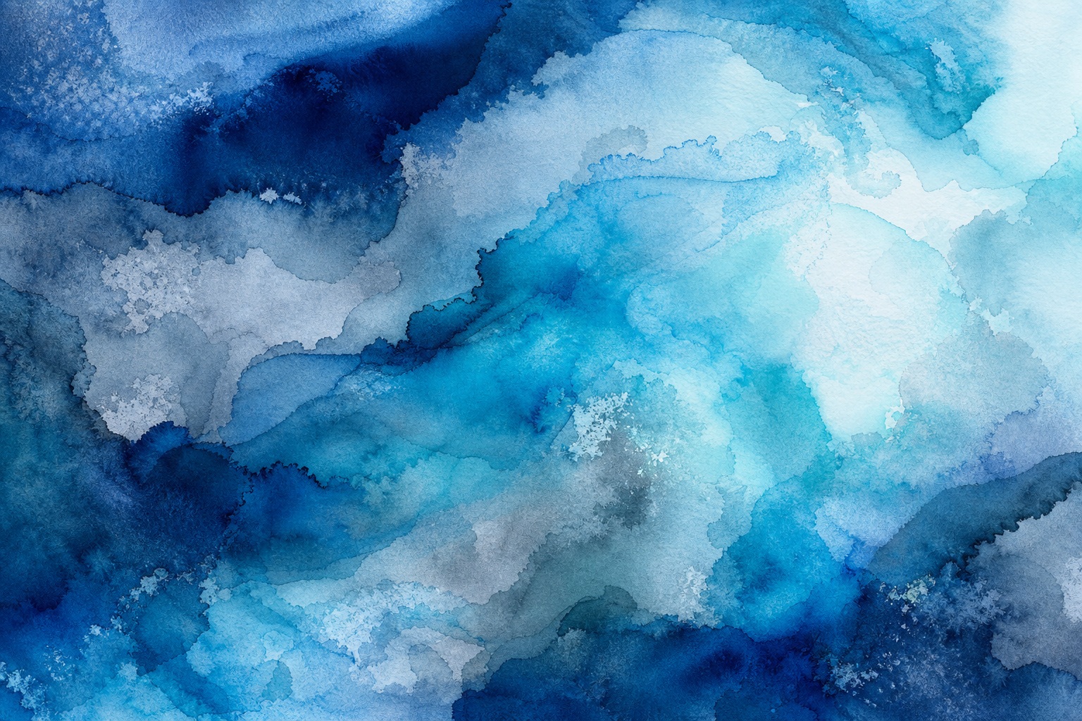Preview for Indigo Cyan Ink Wash Texture Background