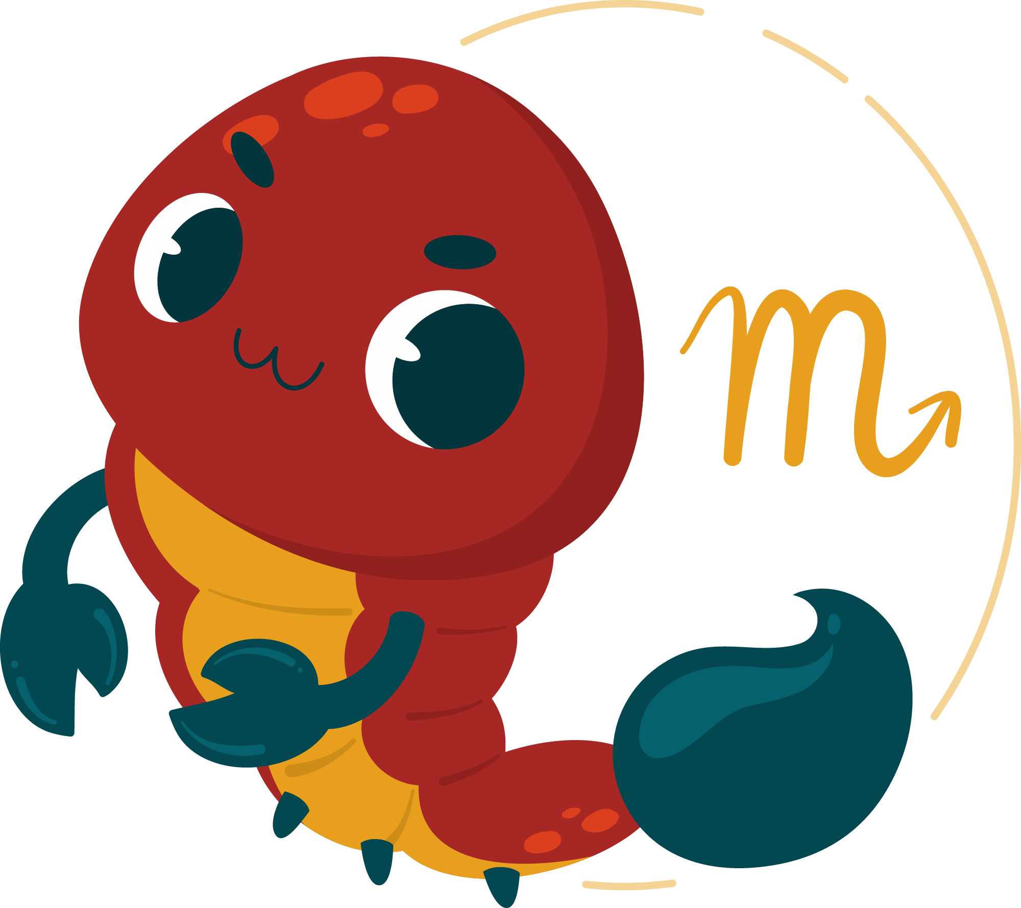 Preview for Scorpio-zodiac-cartoon-character-sticker-8f862