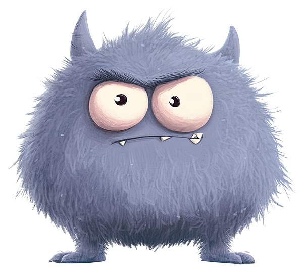 Preview for Cartoon-blue-monster-illustration-monsters-sticker-18846