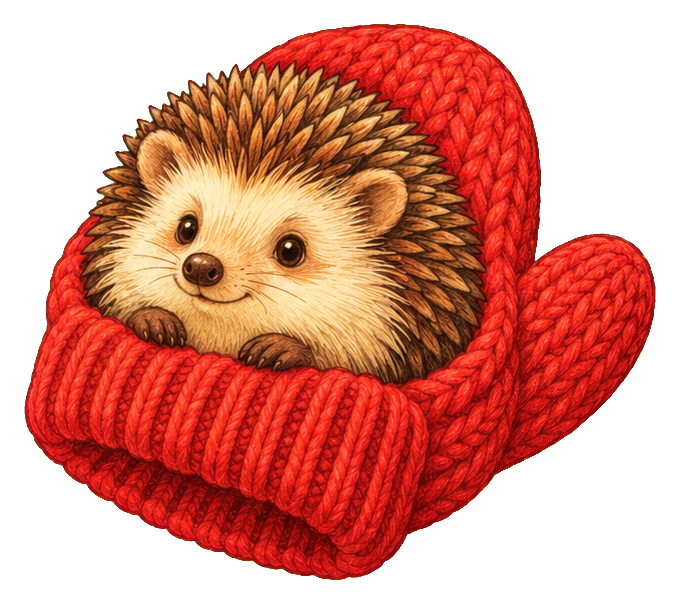 Preview for Woodland Hedgehog Mitten Bed
