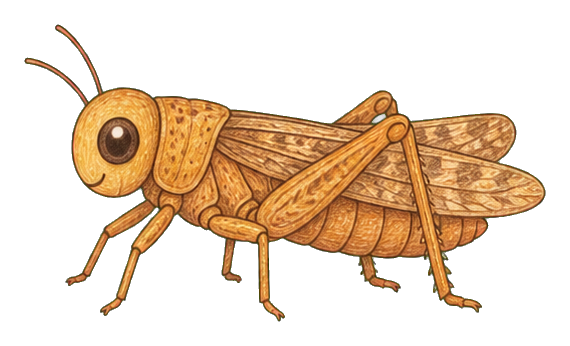 Preview for Desert Locust Sticker For Pizap Designs