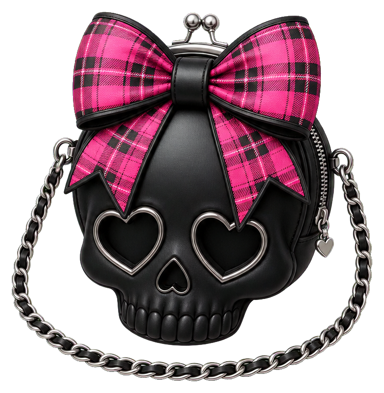 Preview for Skull Bow Purse Sticker
