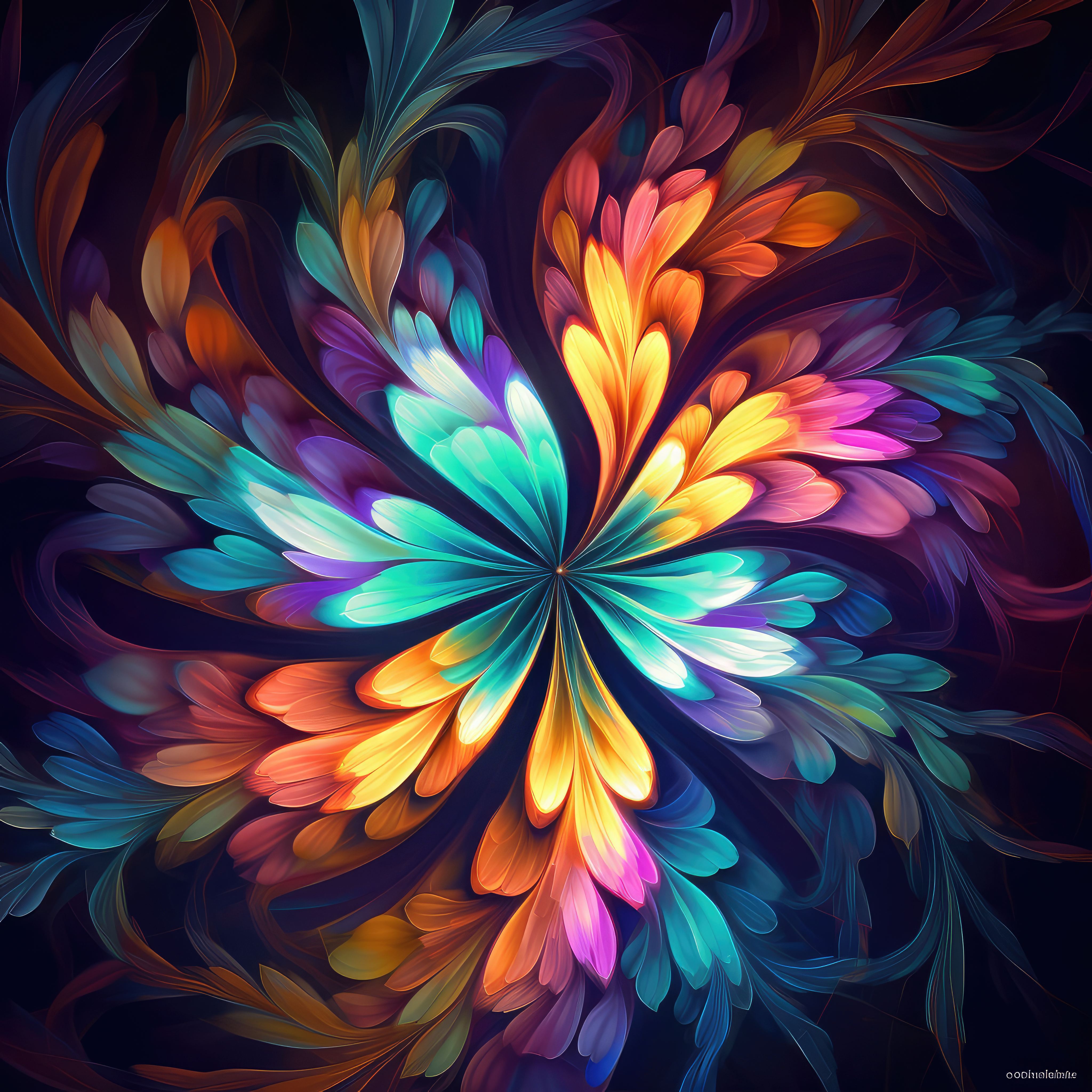 Preview for Digital-floral-pattern-art-abstract-background-f76a0