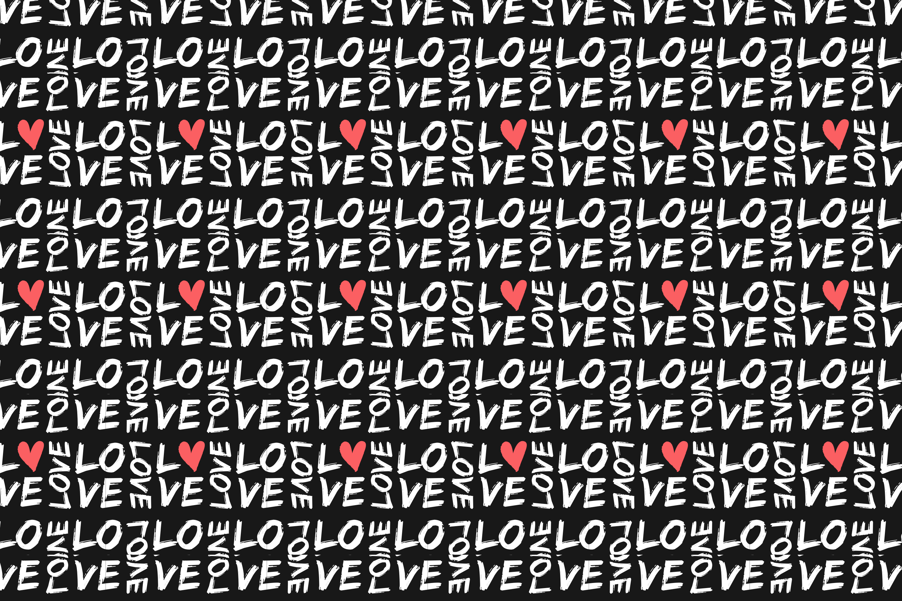 Preview for Love-typography-pattern-background-d85c6