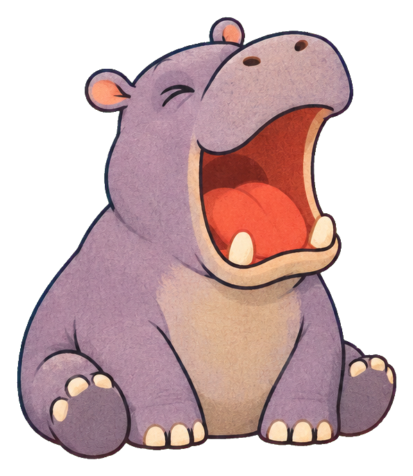 Preview for Yawning Hippo