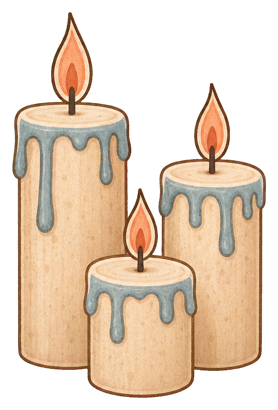 Preview for Halloween Candle Trio Sticker