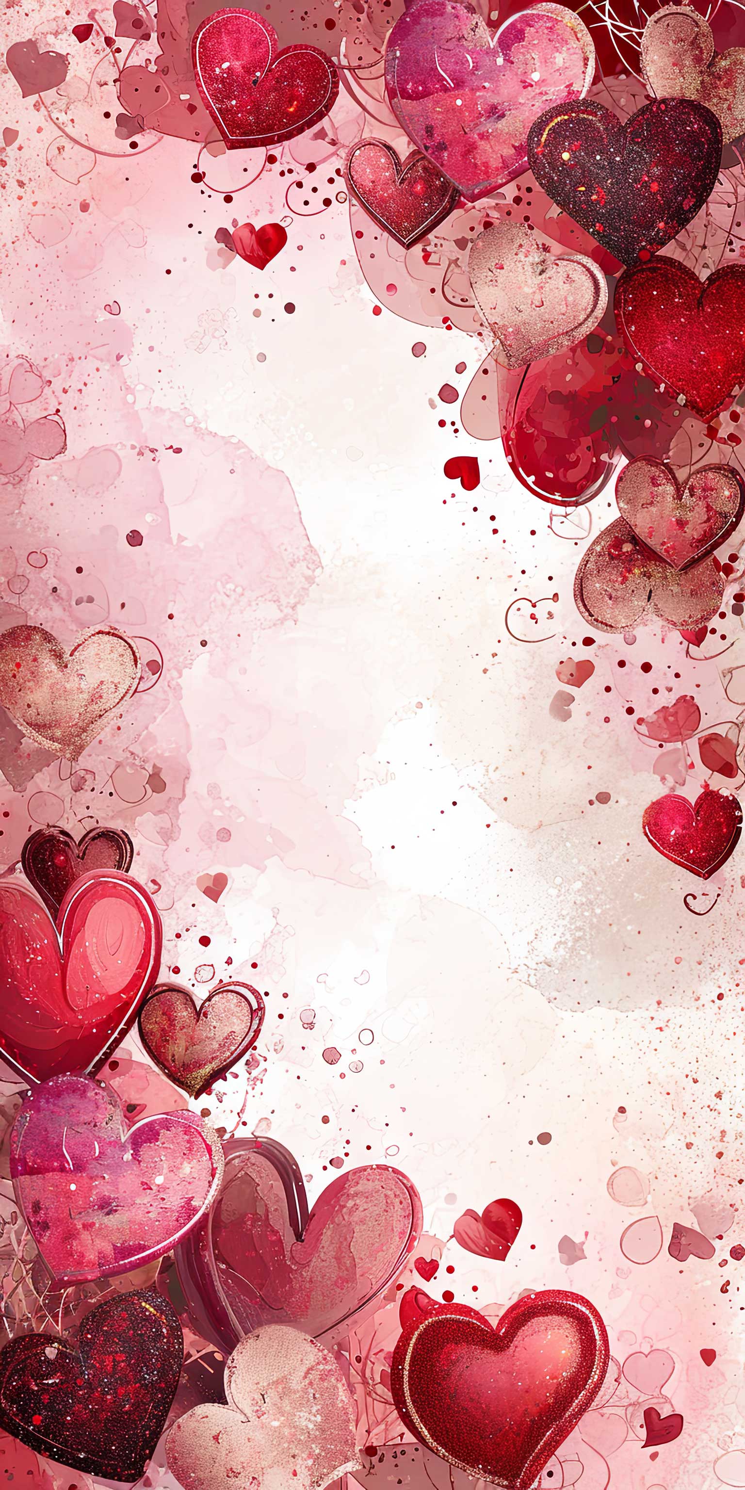 Preview for Valentines-day-heart-background-heart-phone-f94b6