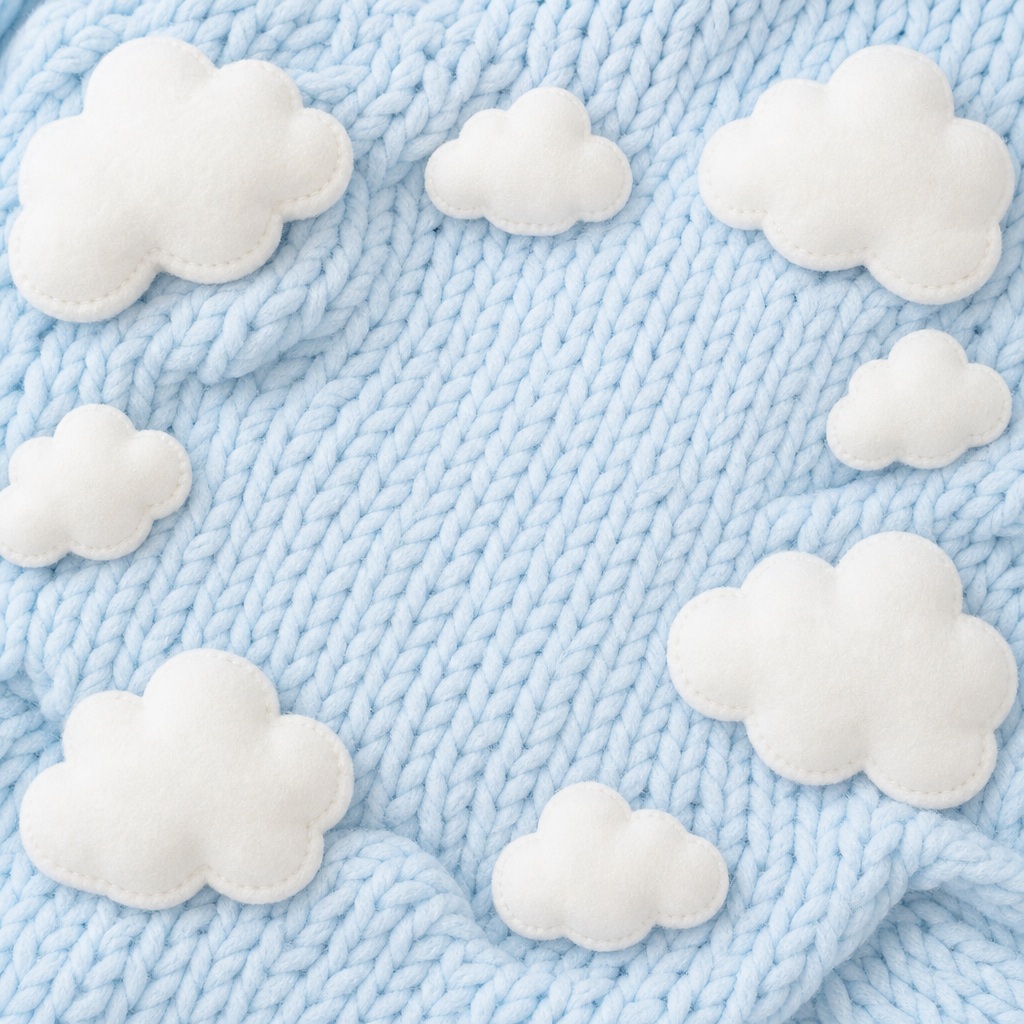 Preview for Pastel Cloud Knit Blanket Background