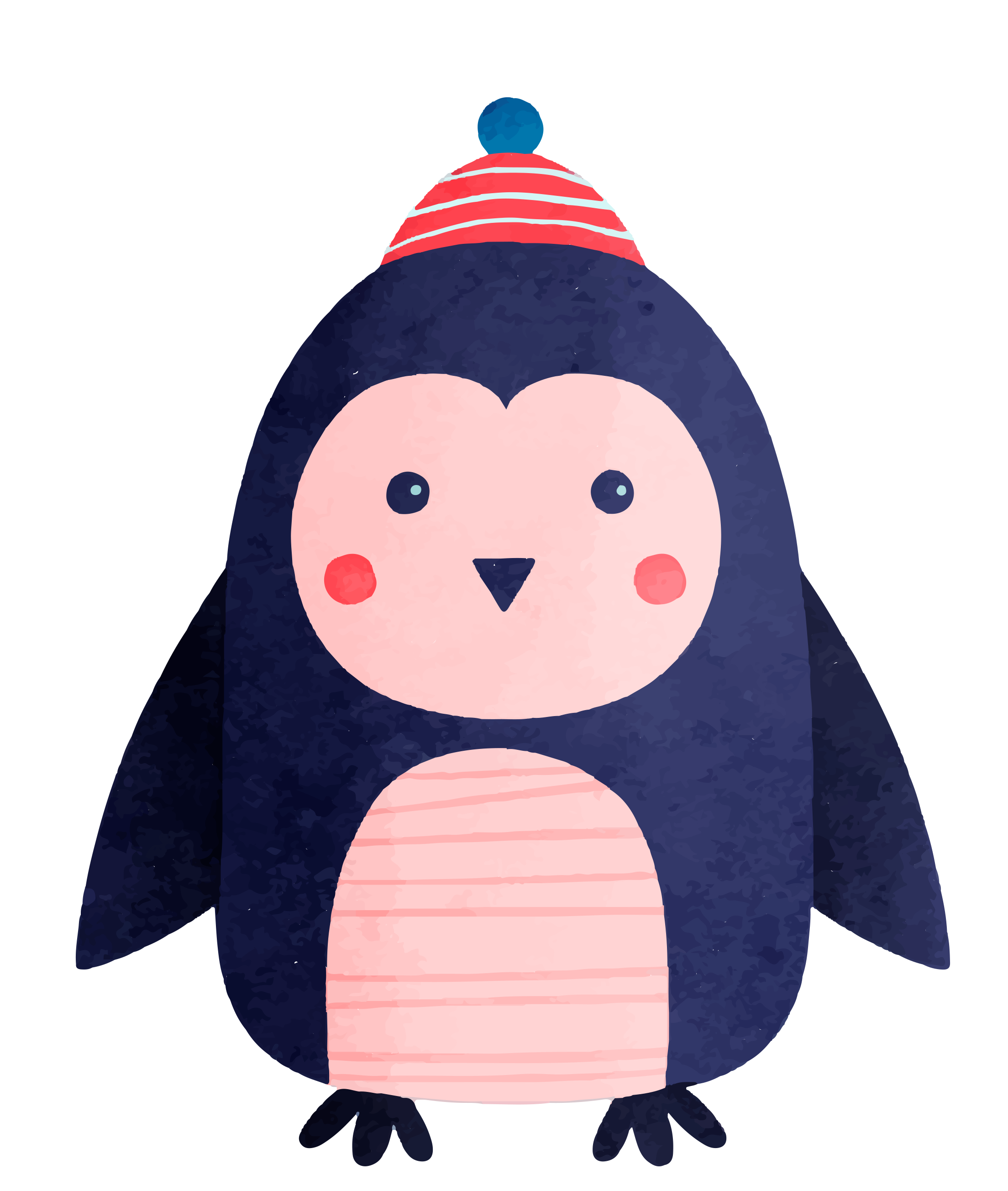 Preview for Penguin-plush-toy-watercolor-christmas-sticker-a4d55