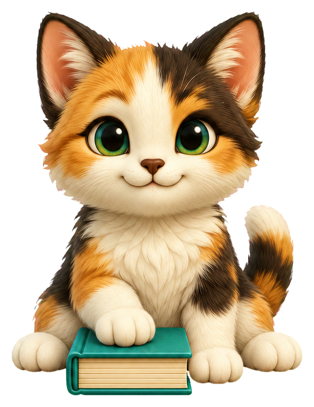 Preview for 3d Kitten Pals Calico Book