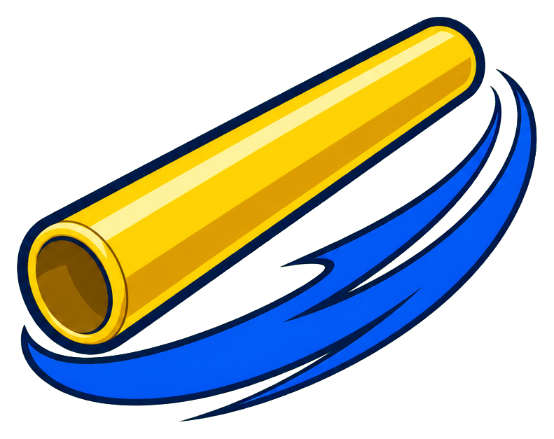 Preview for Relay Baton Motion Swoosh Sticker