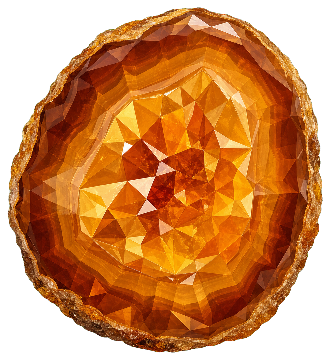 Preview for Amber Geode Slice Sticker